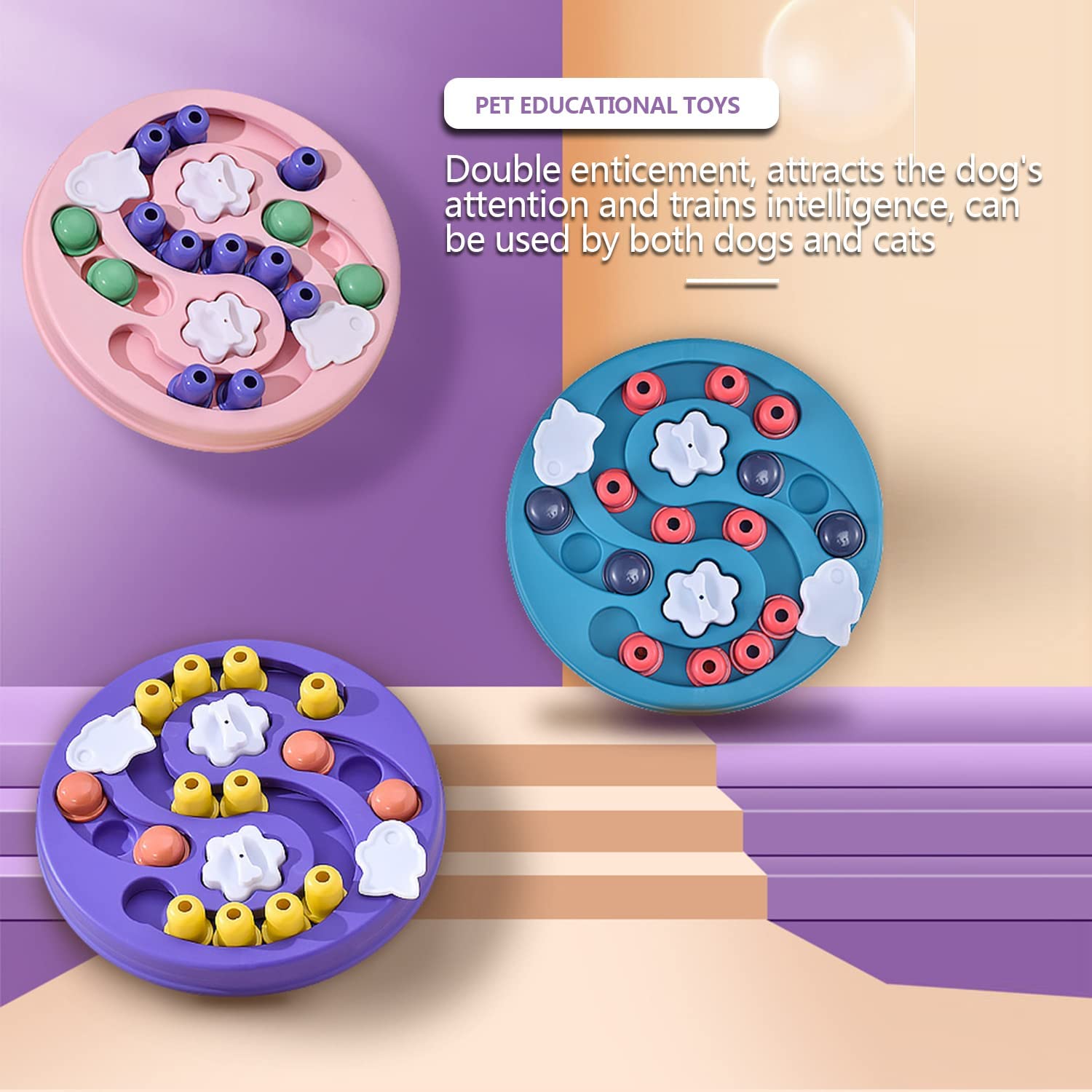 Dog & Cat Puzzle Toys