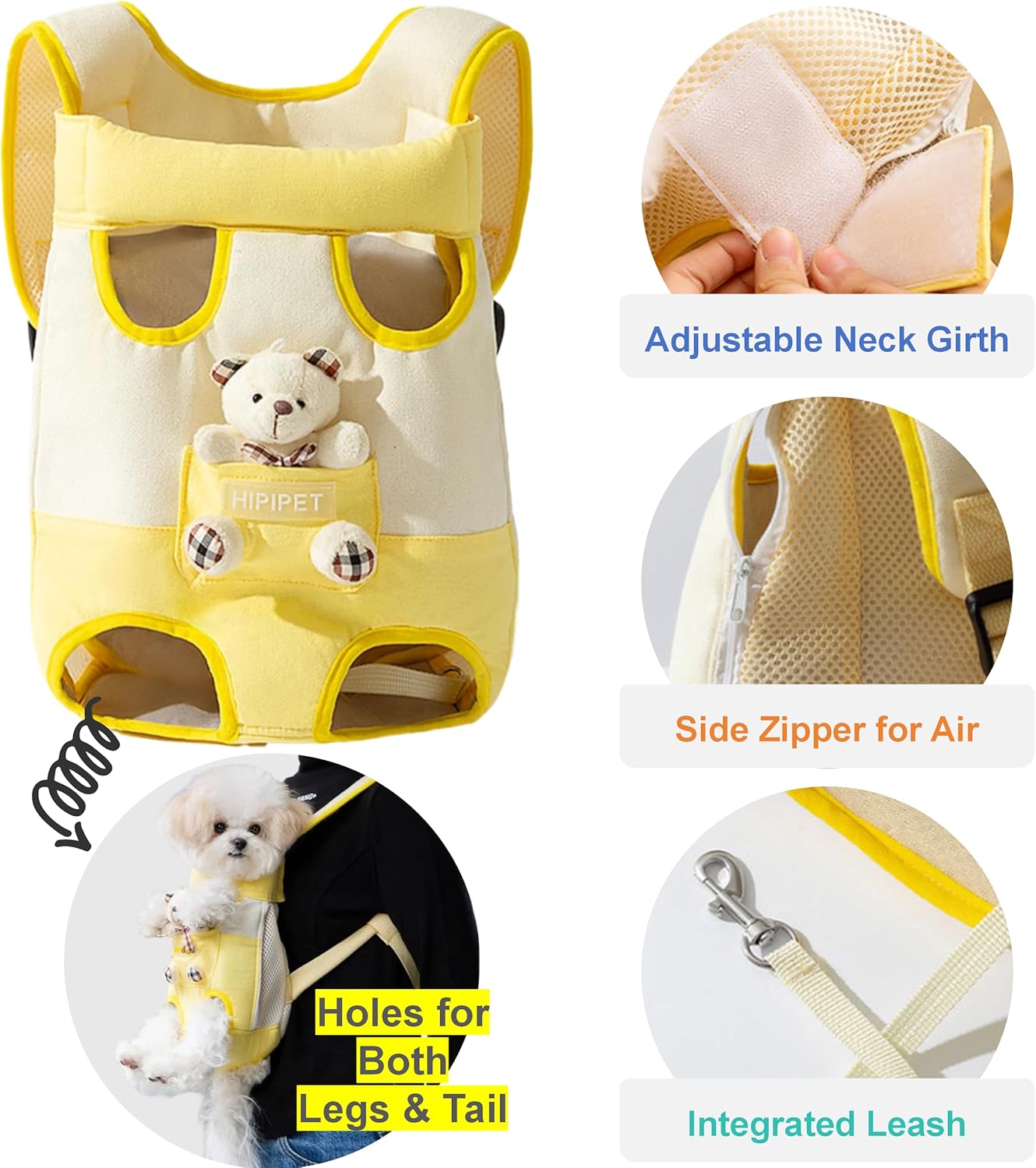 Cartoon Pet Front Carrier Backpack