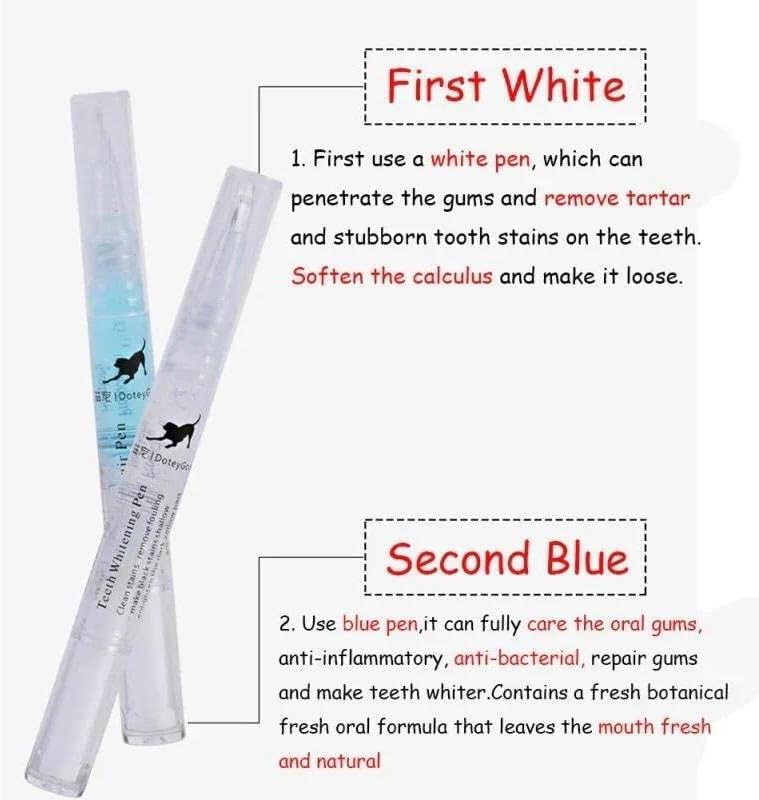 Cat & Dog  Teeth Repairing Kit, Pet Teeth Cleaning Pen for Dental Care,
