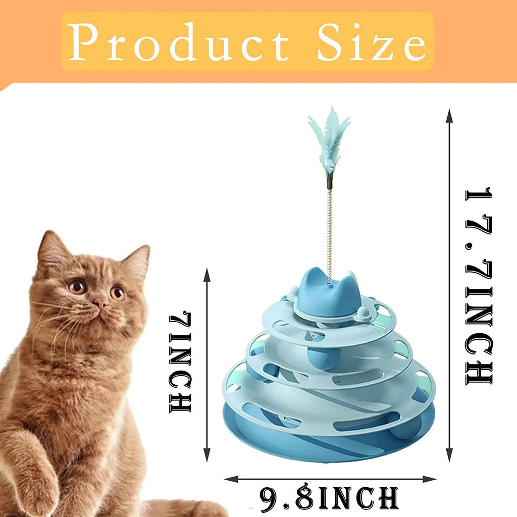 Cats Turntable Circle Track Toys