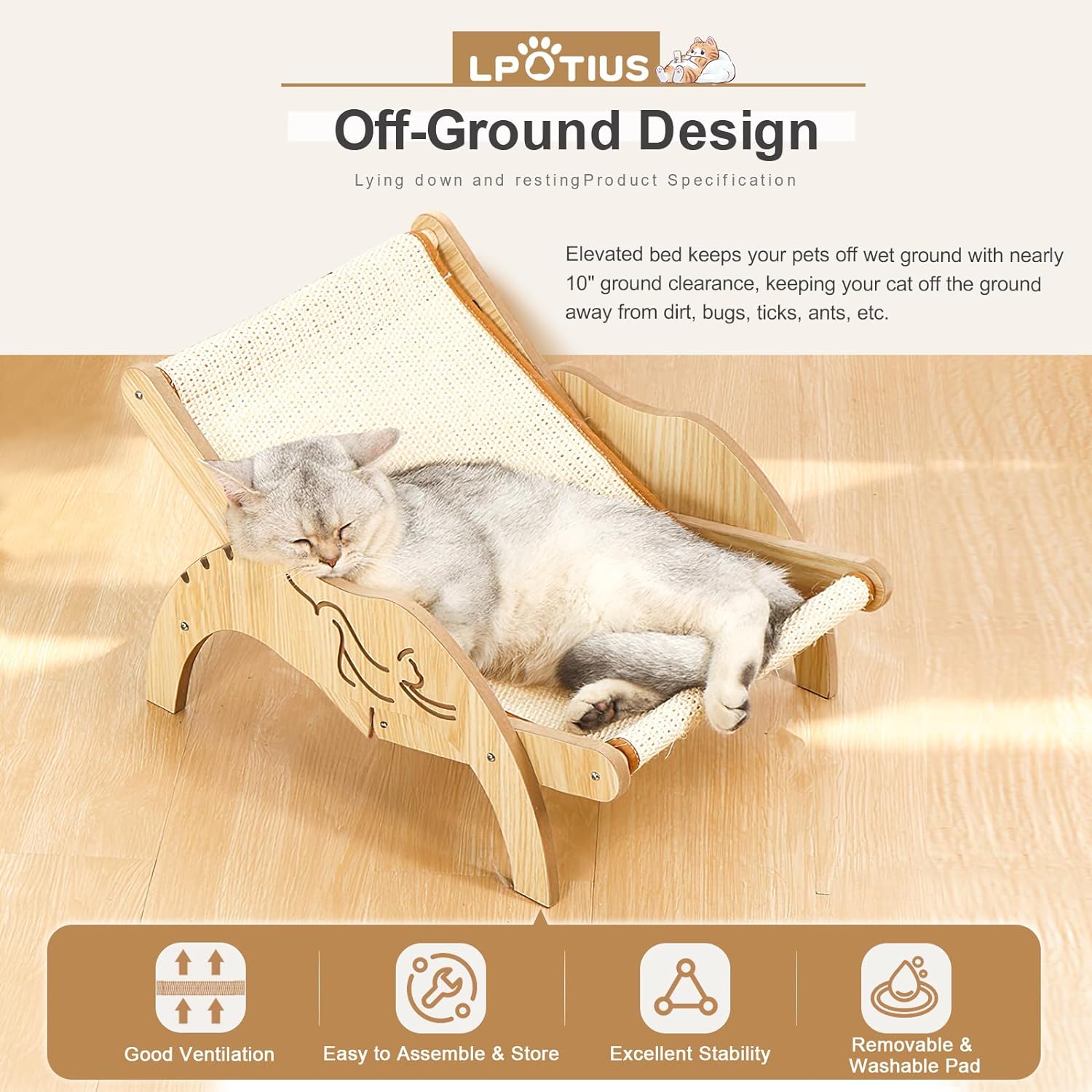 Cat Hammock Beach Chair