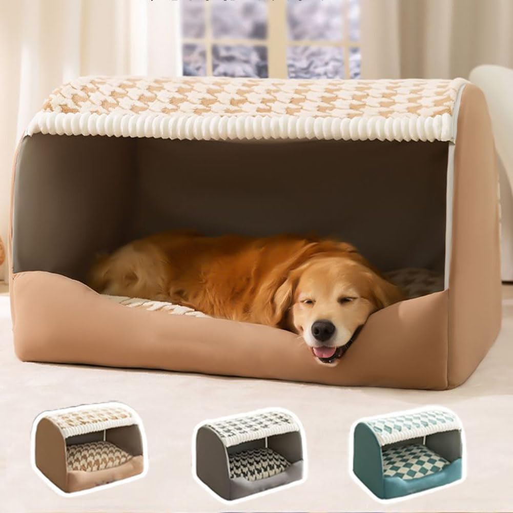 Cozy Pet House,Foldable Warm Kennel Dog/Cat Bed