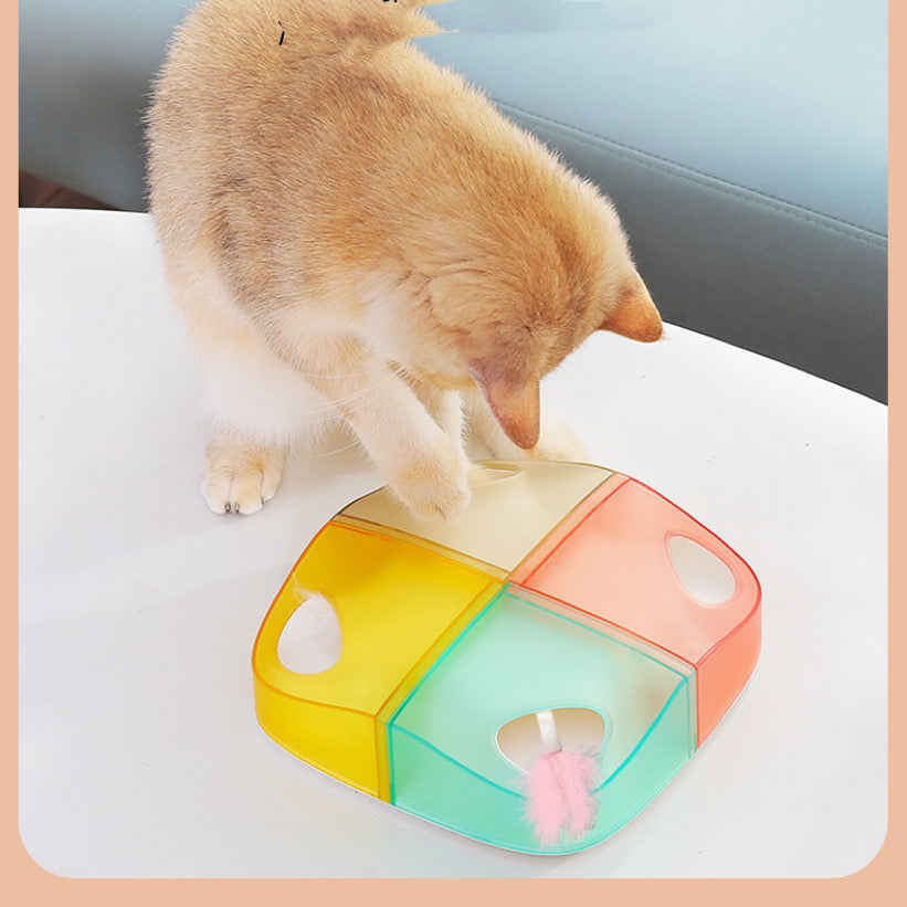 Electric Feather Moving Cat Toy Motion Activated USB Rechargeable