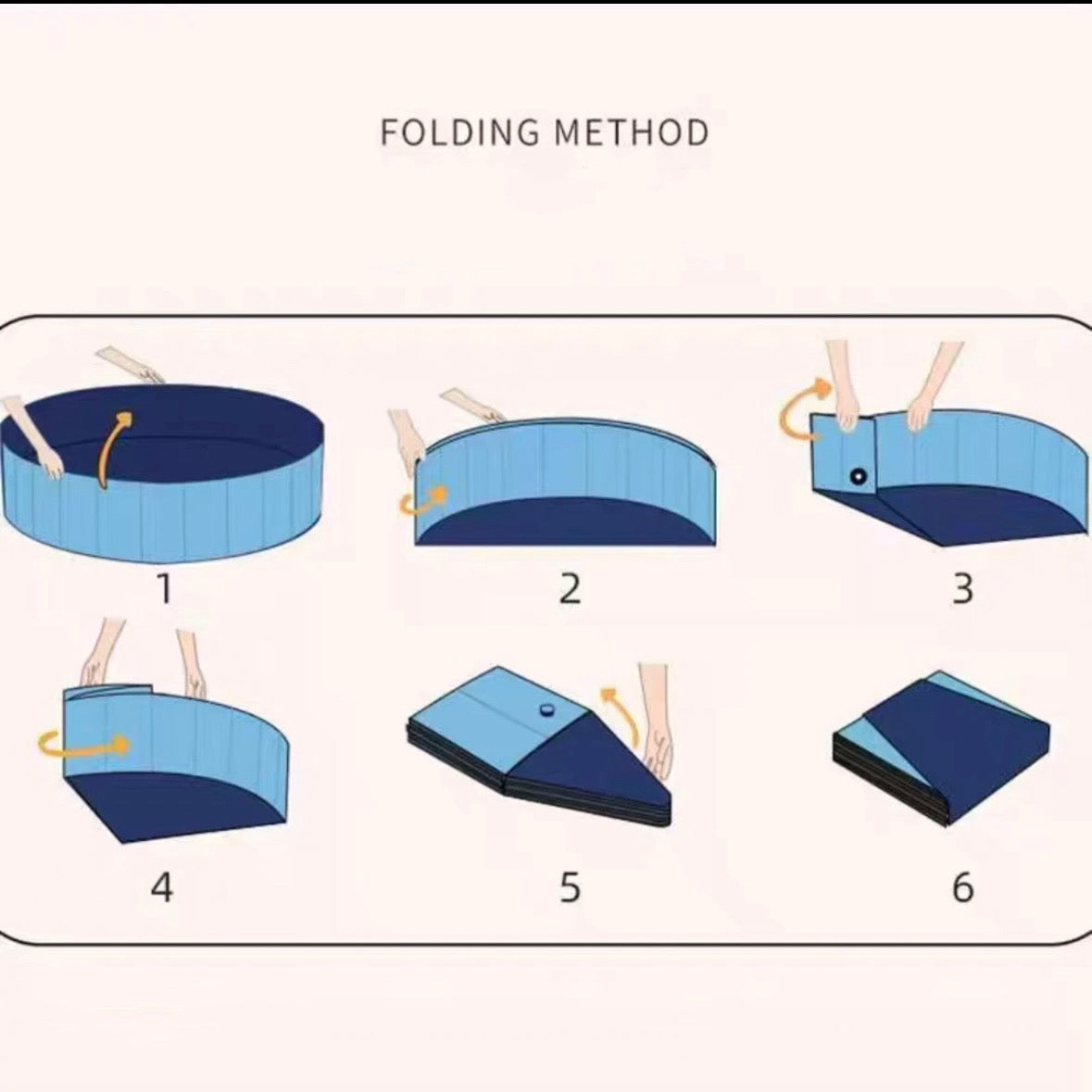 Extra-Tough PVC  Portable Foldable Waterproof Cats litter Box