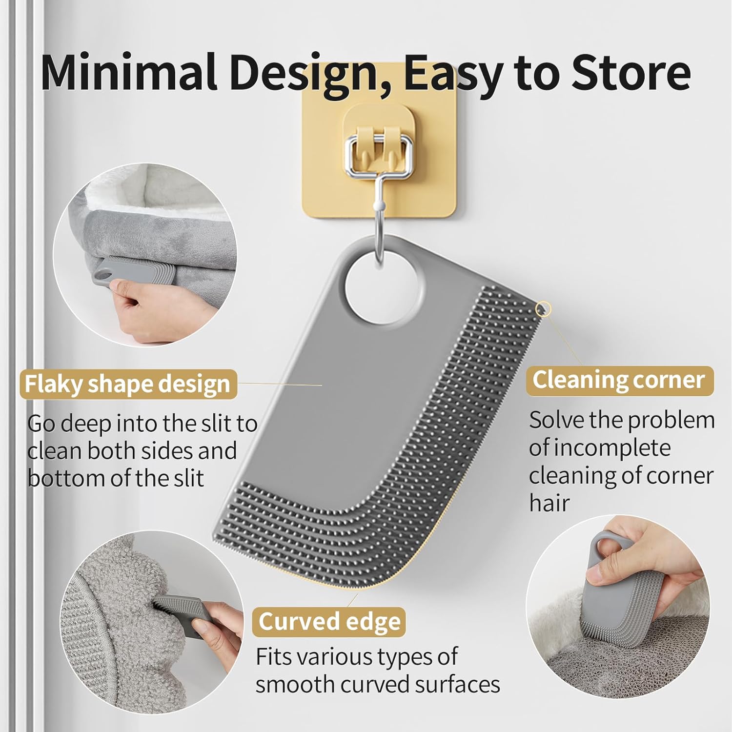 Pet Hair Removal Soft Rubber Sheet