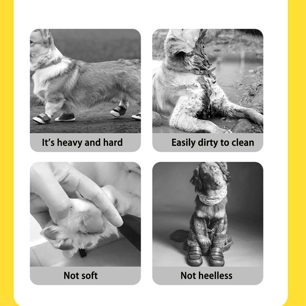 Disposable Dog Shoes, 5.5-55 LBS Outdoor Dog Wellies, paw Protection, Waterproof