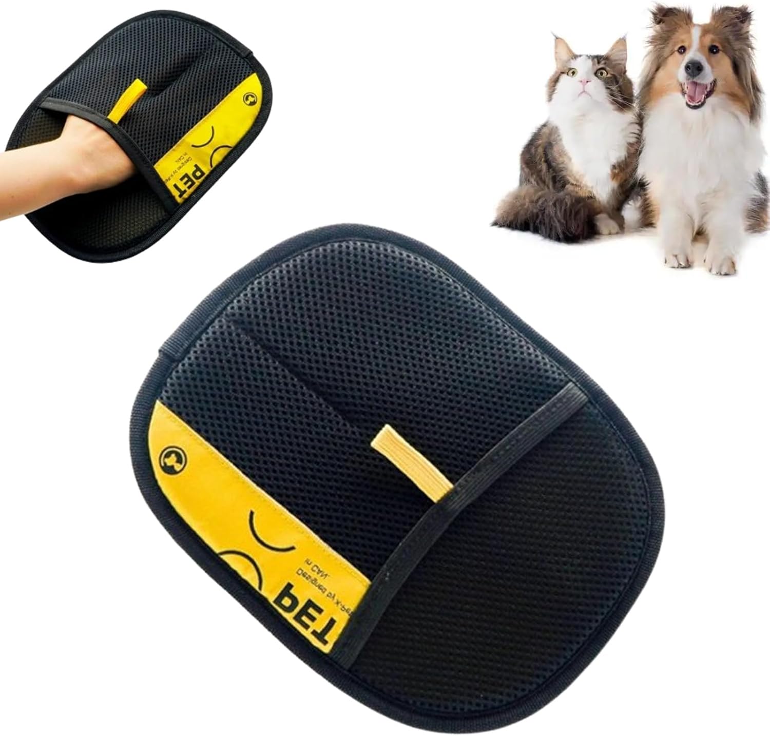Pets Double-Sided Pet Grooming Gloves