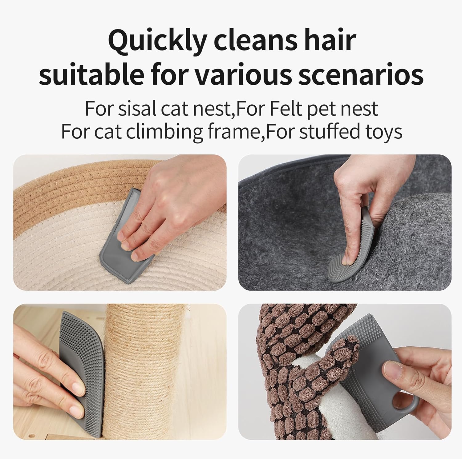Pet Hair Removal Soft Rubber Sheet
