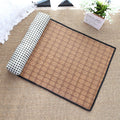 Pet Cooling Mat Dog Self Cooling Mat Pet Non-Slip Blanket Rattan Weaving Mat