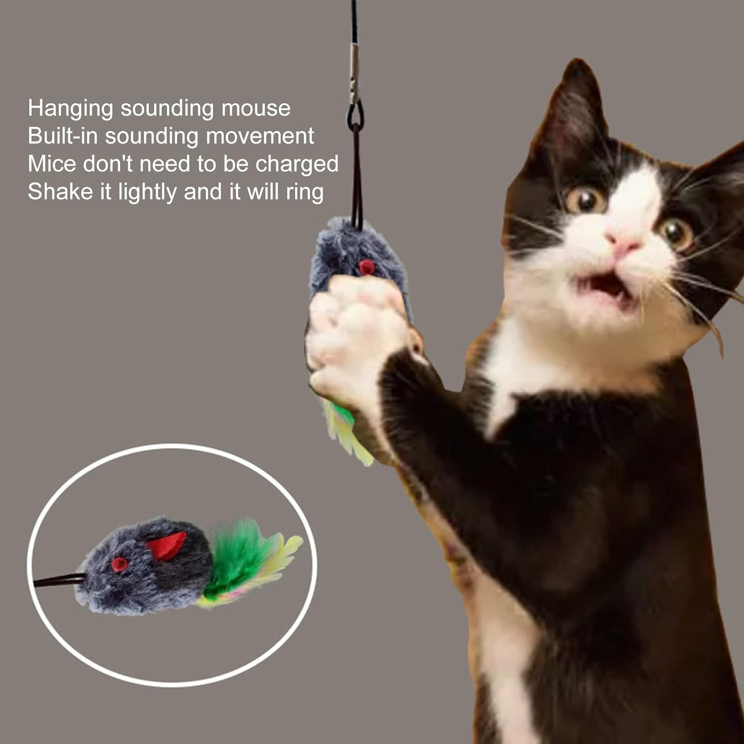Cat Toys for Indoor Cats Toy Interactive Hanging Exercise Toy