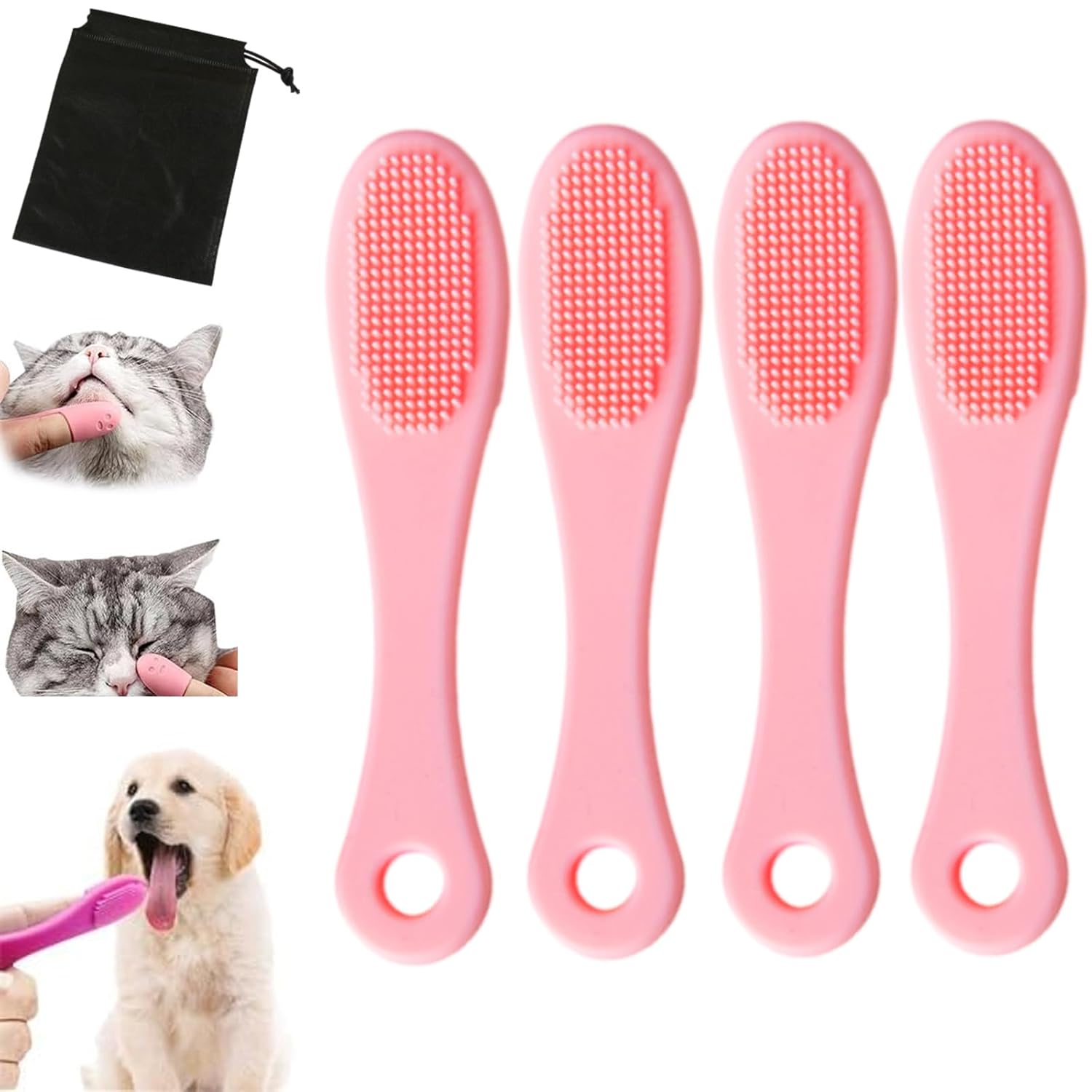 Silicone Cat Scrubber for Chin, Cat Chin Brush