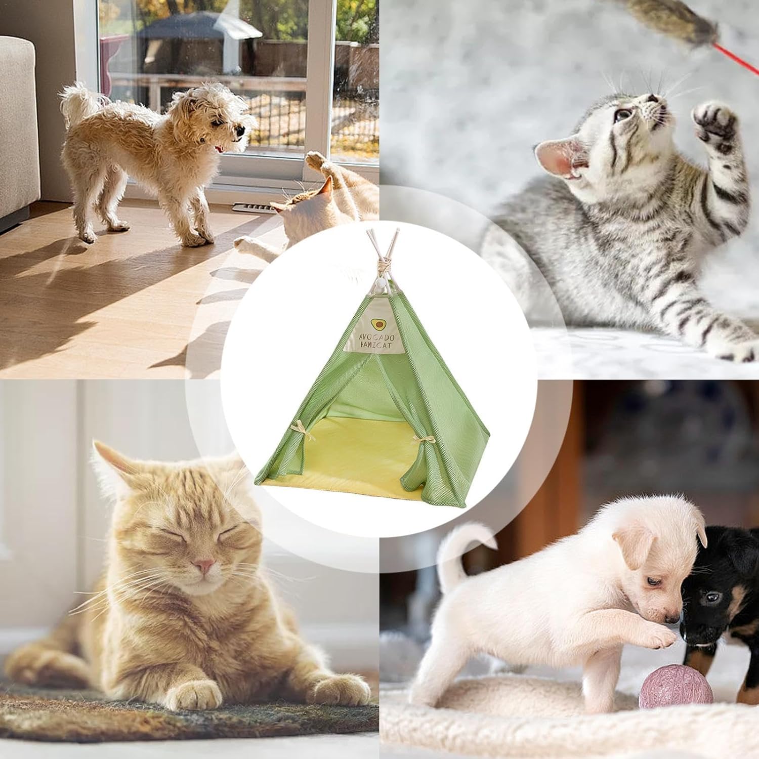 Cat House Bed Sleeping Pet Kennel House