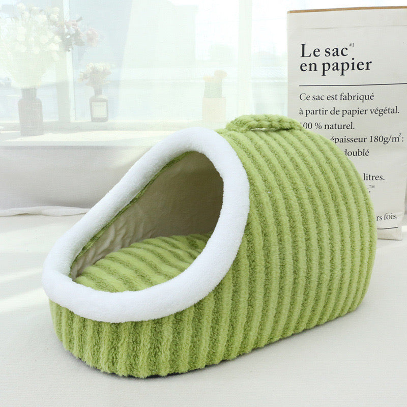 Cat Beds for Indoor Cats,Cute Slipper Cat Bed Cave