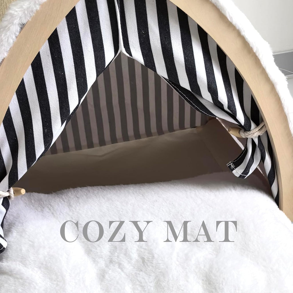 Cat House Tent Shape with Sisal Scratcher