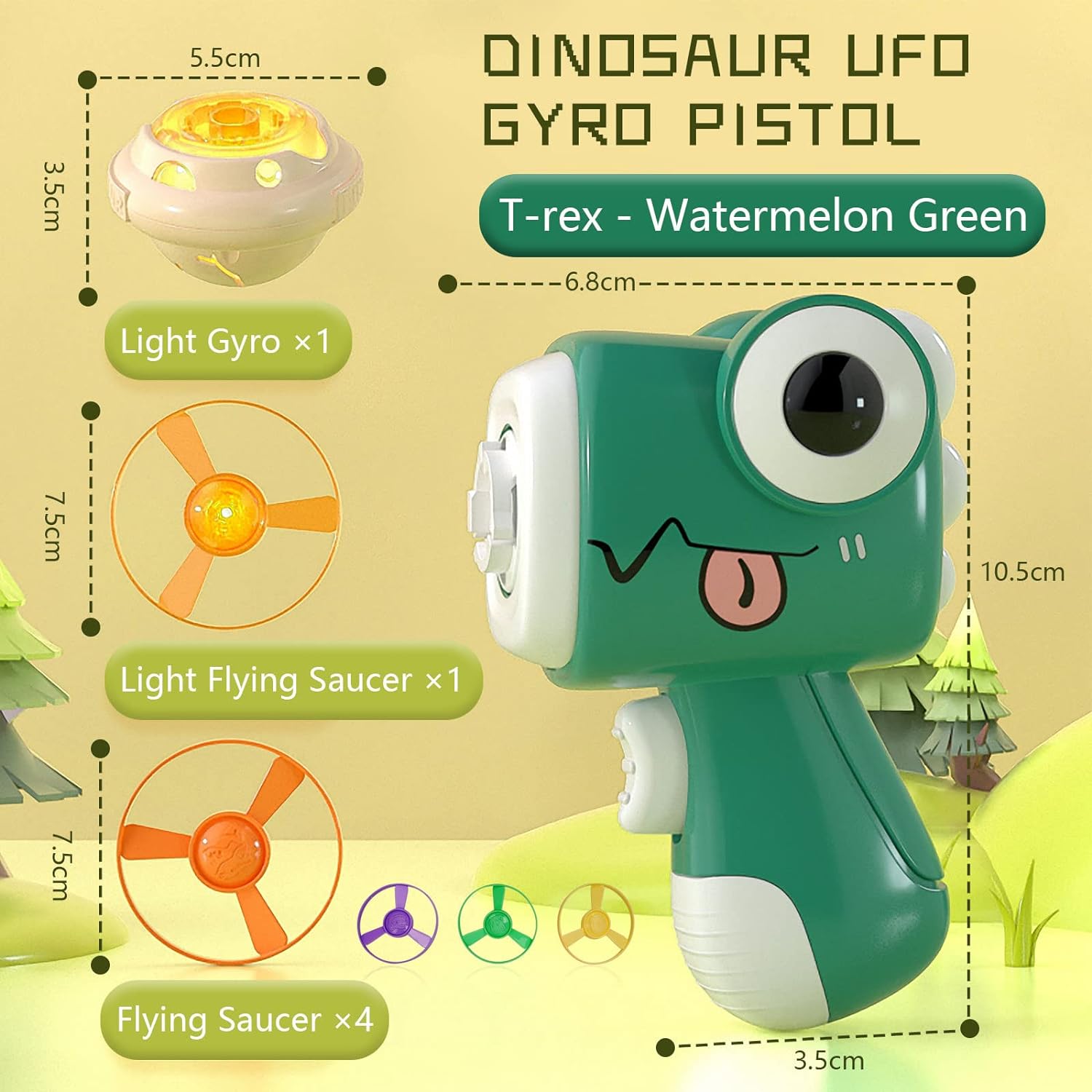 Flying Disc Launcher Toy For Cat