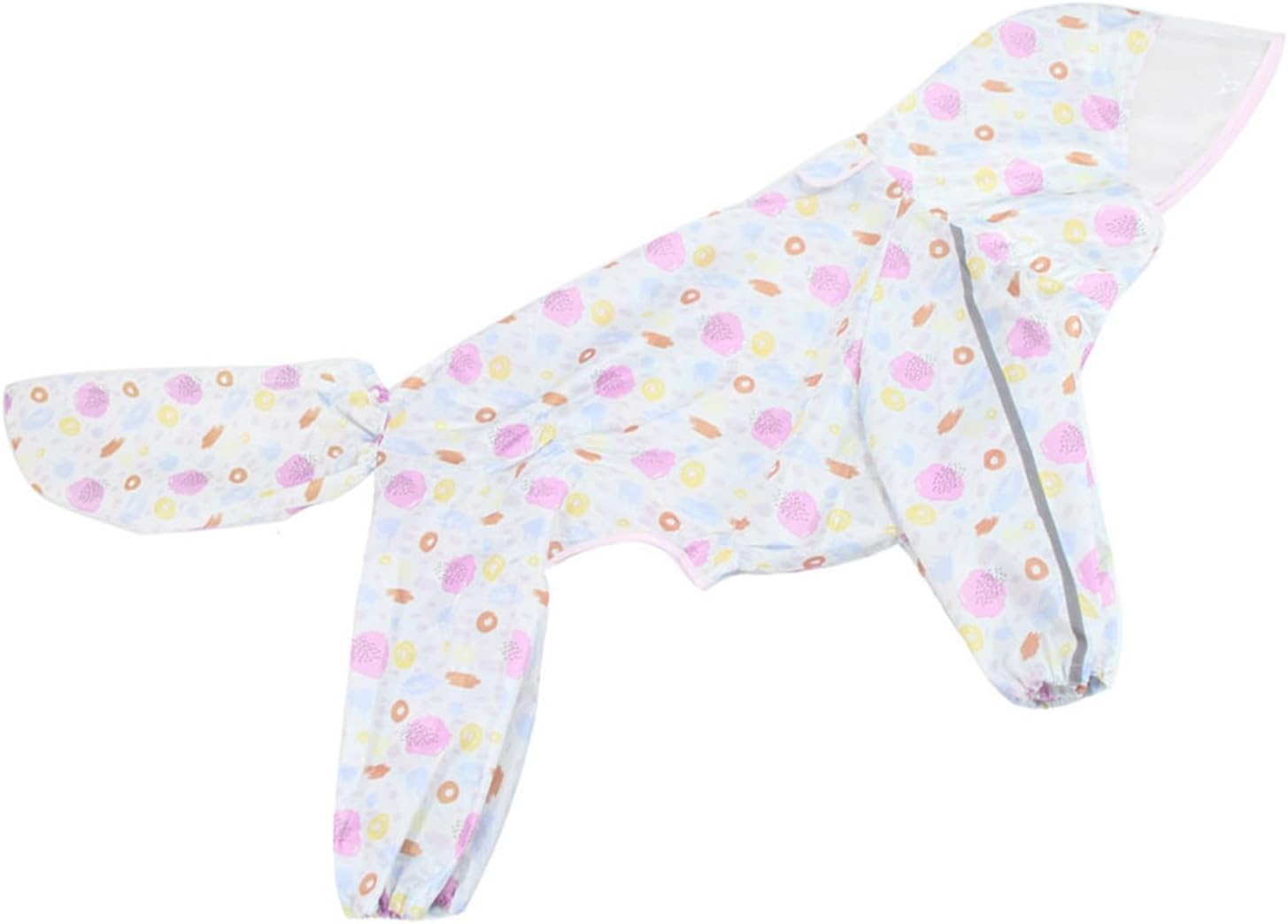 Dog Rain Clothes, Transparent Brim Large Dog Raincoat