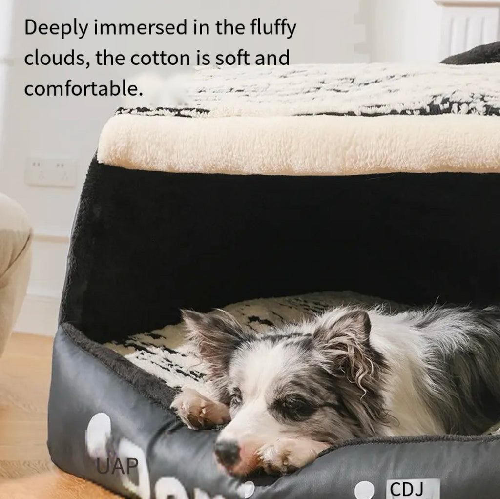 Cozy Pet House,Foldable Warm Kennel Dog/Cat Bed