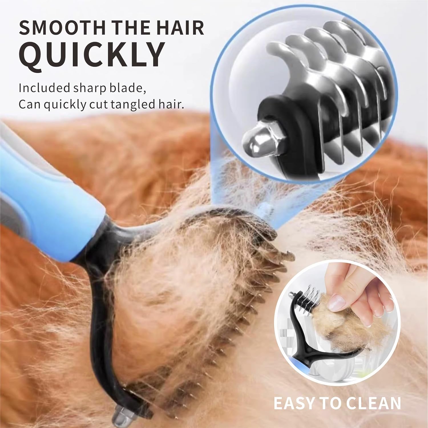 Pet Slicker Brush for Shedding Hail Removal Tool