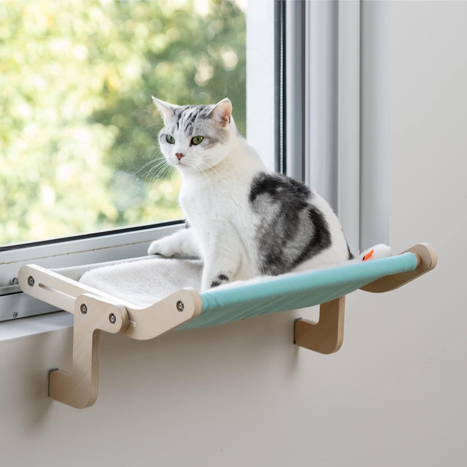 Cat Window & Side Bed Perch