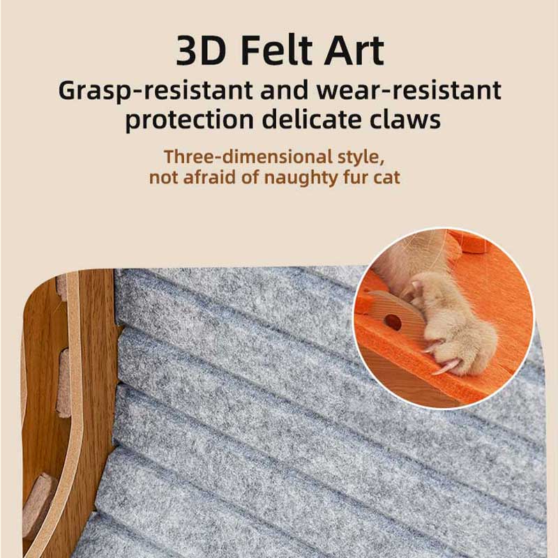 Cat Wall Shelf Prevent Damage To Furniture Scratching Post Cat Bed