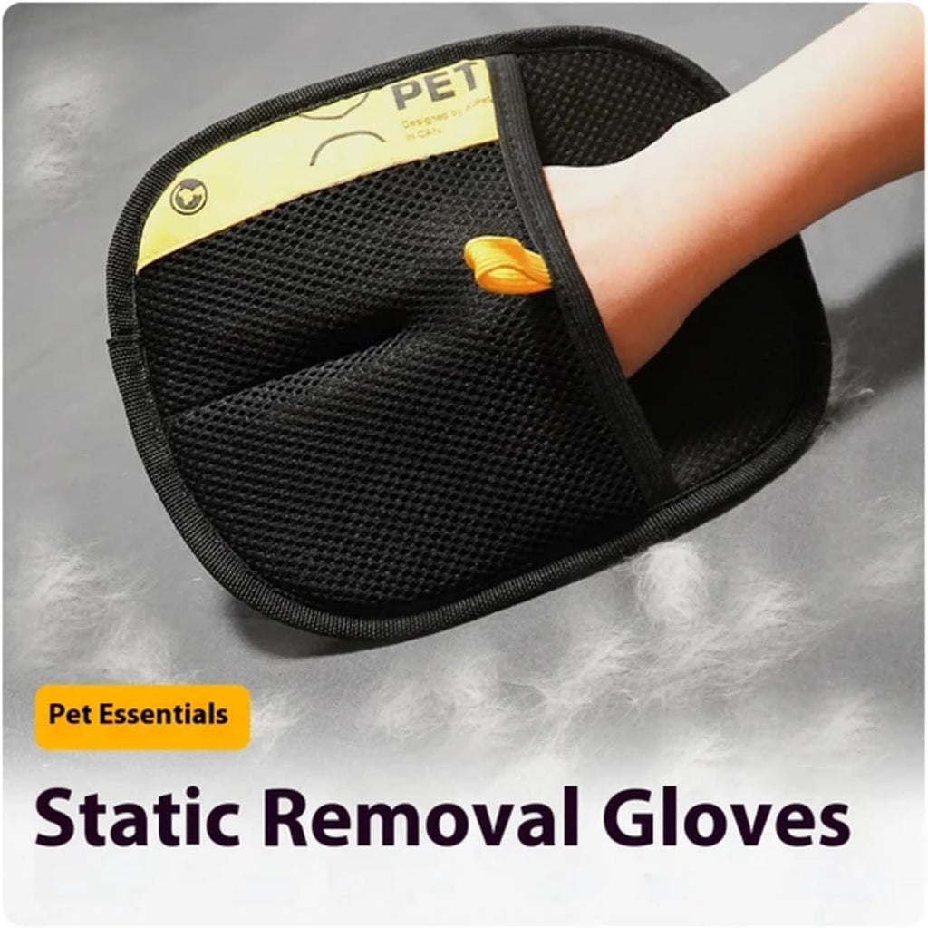 Pets Double-Sided Pet Grooming Gloves