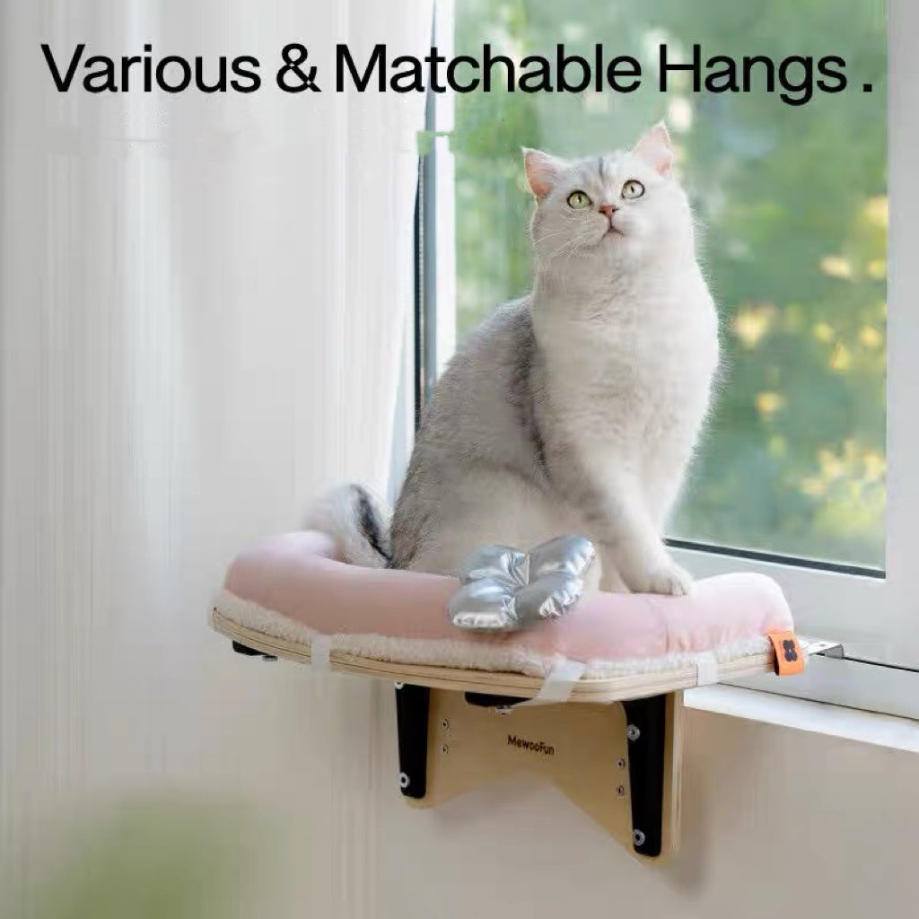 Cat Window & Side Bed Perch