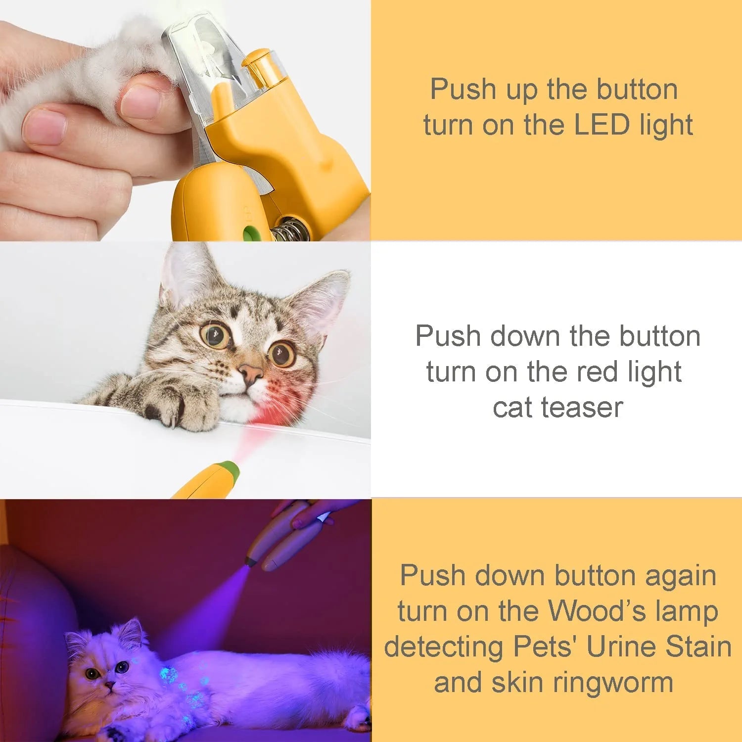 Cats Nail Clipper with LED light