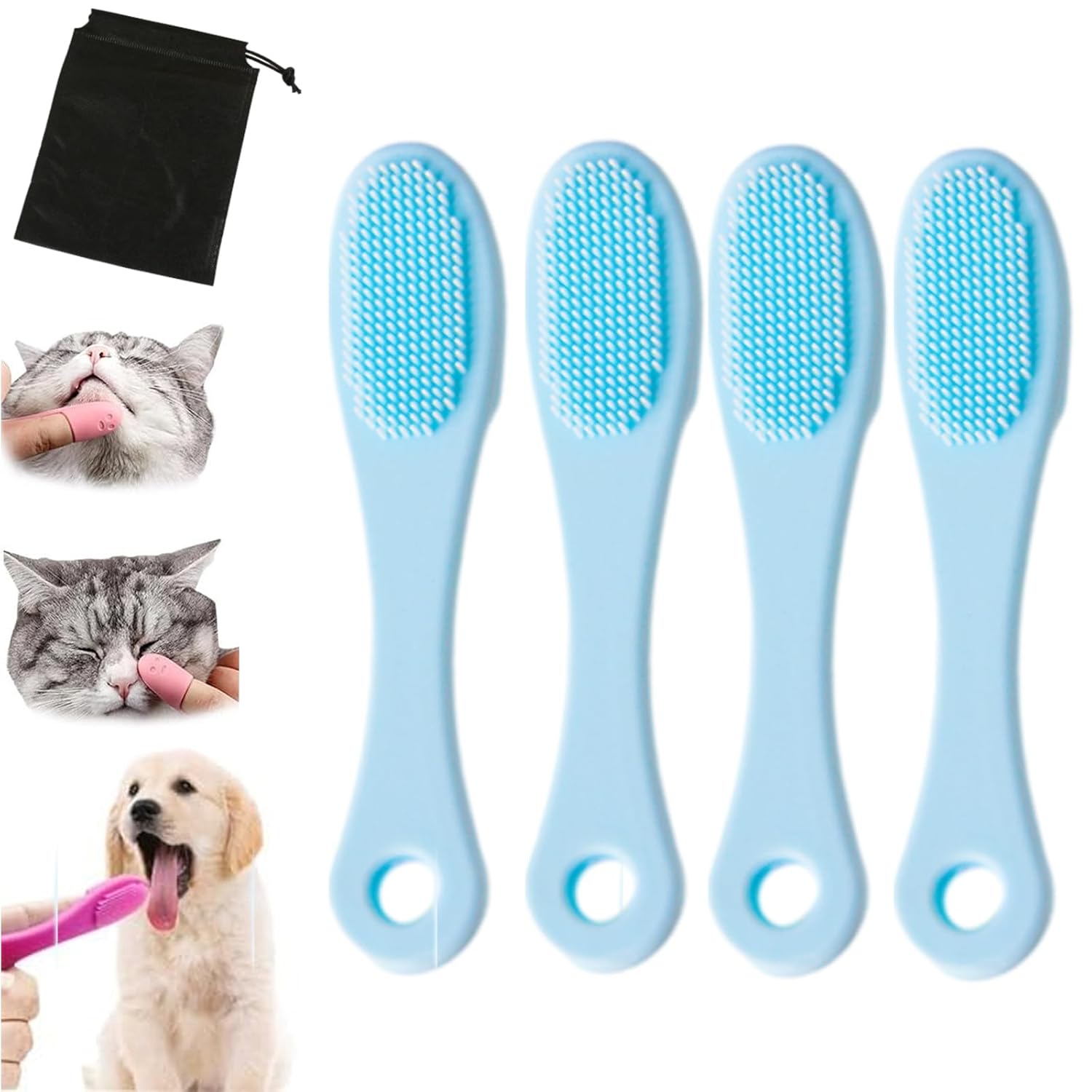 Silicone Cat Scrubber for Chin, Cat Chin Brush