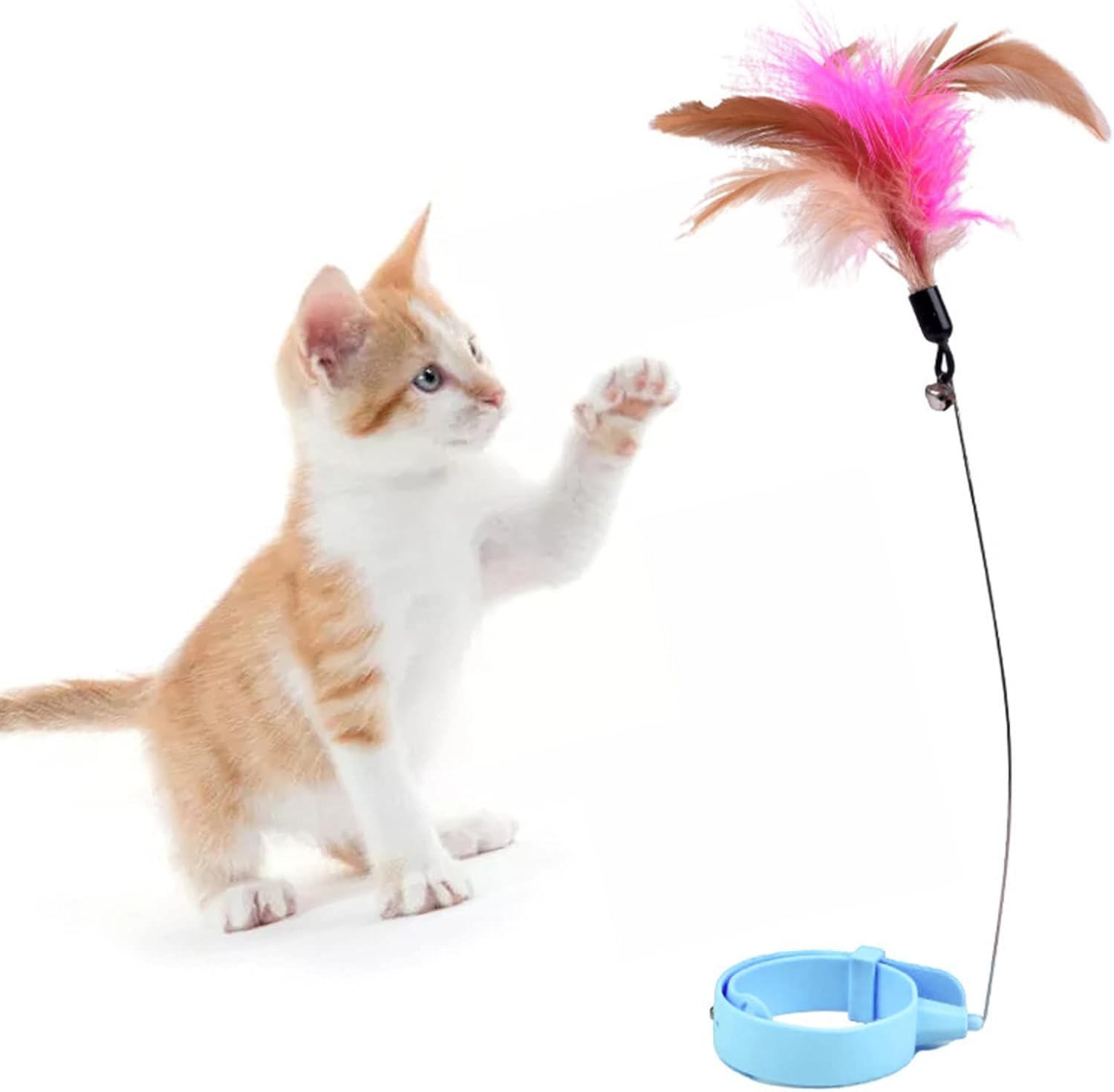 Flexible Interactive Wand with Bell Cat Wand Toys